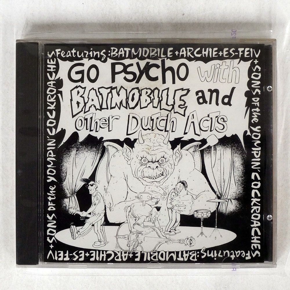 VA/GO PSYCHO WITH BATMOBILE AND OTHER DUTCH ACTS/KIX 4 U RECORDS KIXCD 3355 CD □_画像1