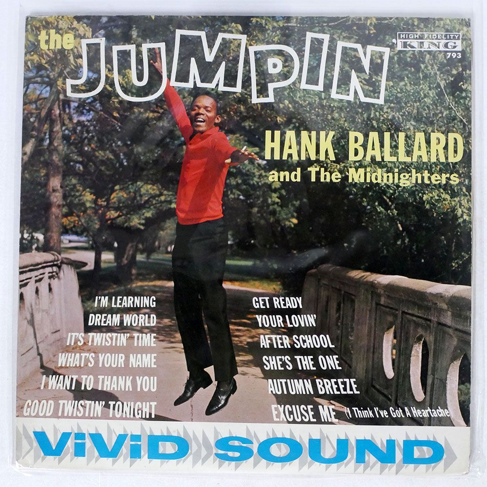 米 HANK BALLARD & THE MIDNIGHTERS/JUMPIN’/KING 793 LPの画像1