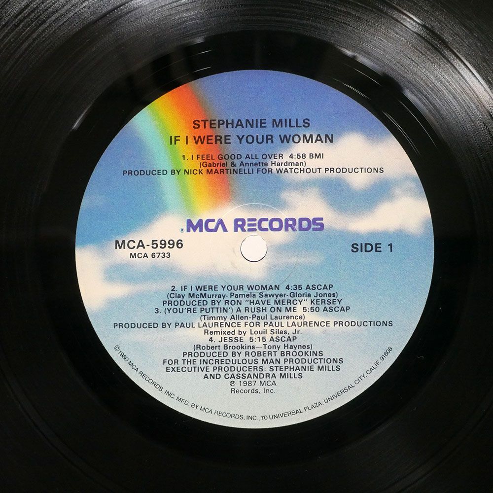 米 STEPHANIE MILLS/IF I WERE YOUR WOMAN/MCA MCA5996 LP_画像2