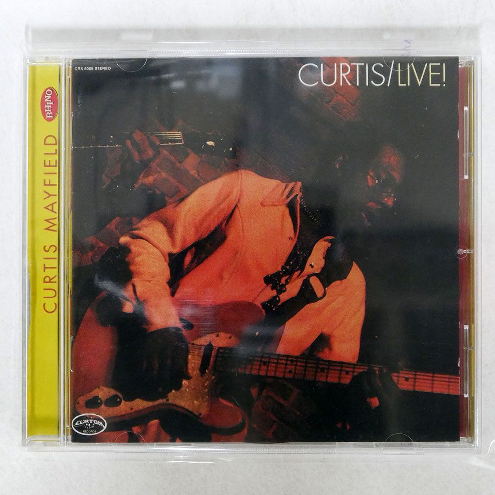 CURTIS MAYFIELD/CURTIS / LIVE!/RHINO RECORDS R2 79933 CD □_画像1