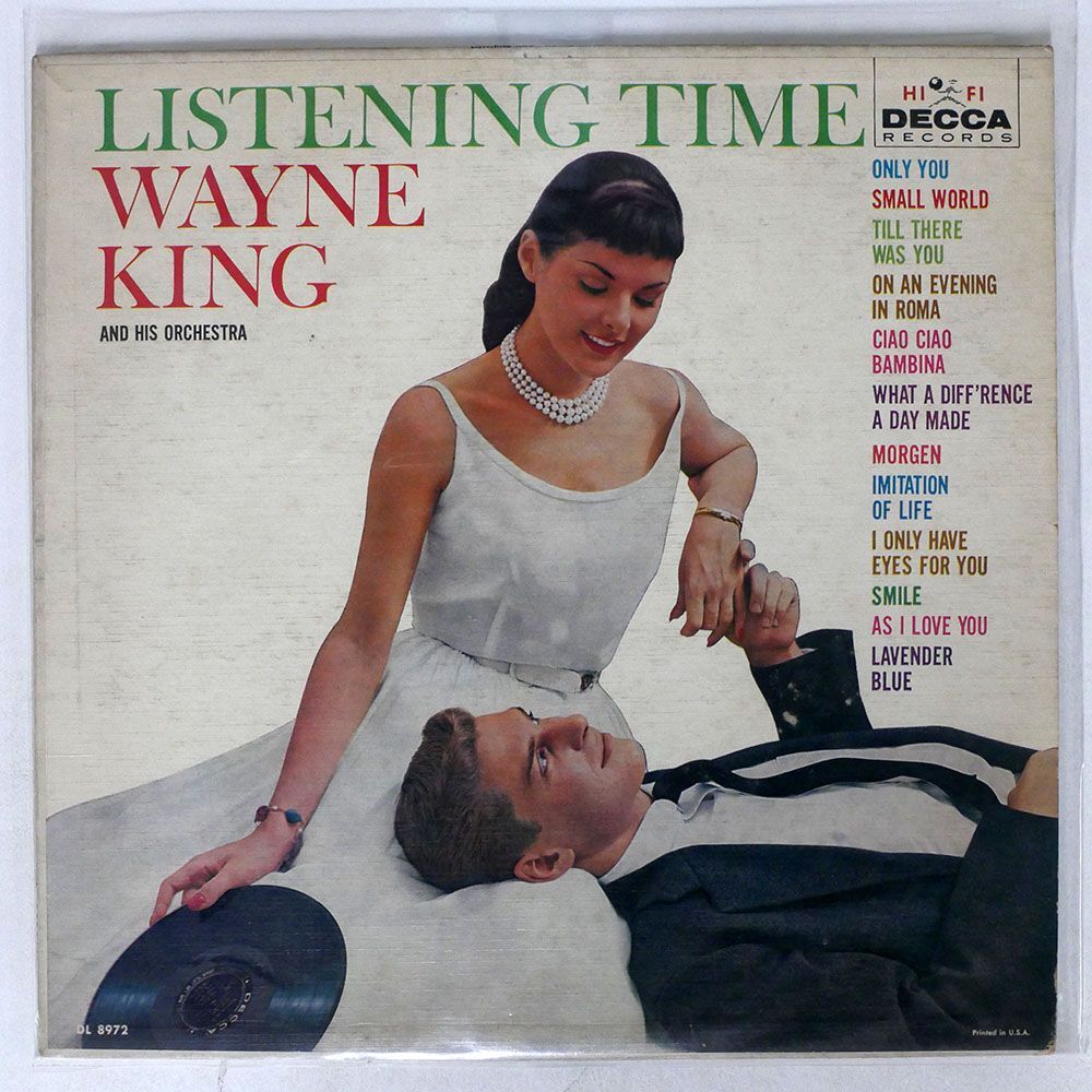 WAYNE KING AND HIS ORCHESTRA/LISTENING TIME/DECCA DL8972 LPの画像1