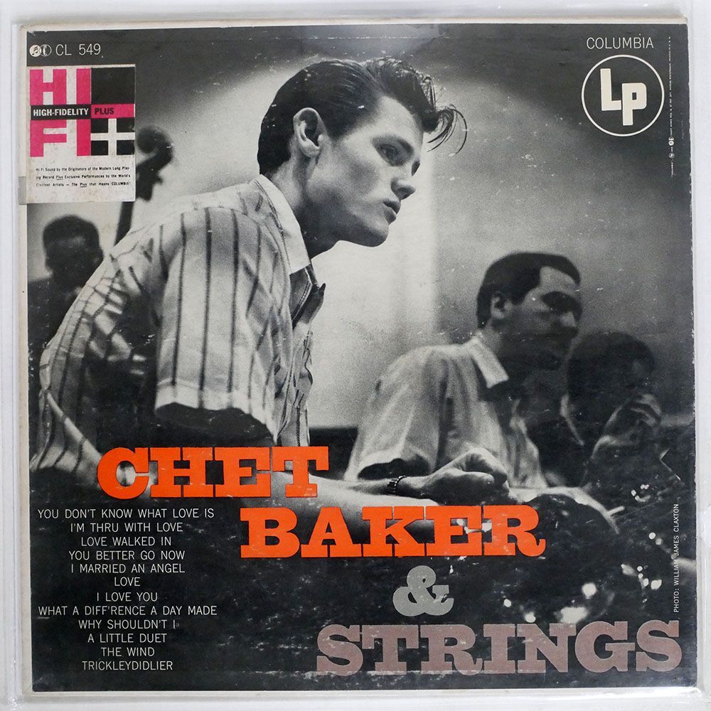 CHET BAKER/CHET BAKER & STRINGS/COLUMBIA CL549 LP_画像1