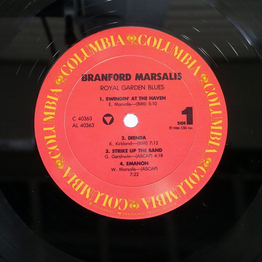 BRANFORD MARSALIS/ROYAL GARDEN BLUES/COLUMBIA C40363 LP_画像2