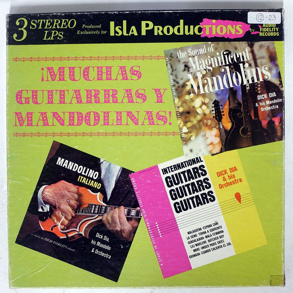  рис DICK DIA ORCHESTRA/MUCHAS GUITARRAS Y MANDOLINAS/ISLA PRODUCTION IP103 LP