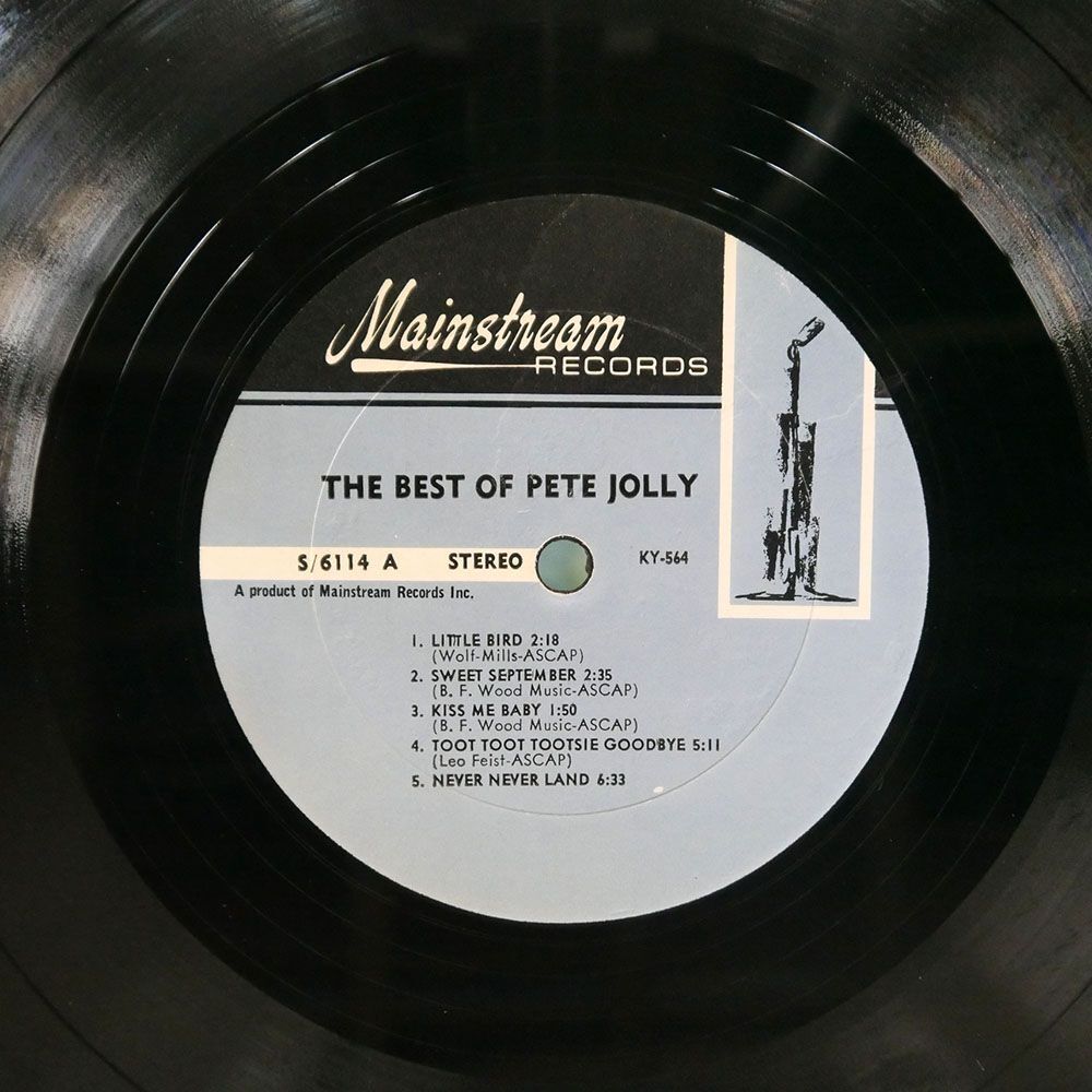 PETE JOLLY/BEST OF PETE JOLLY/MAINSTREAM S6114 LP_画像2