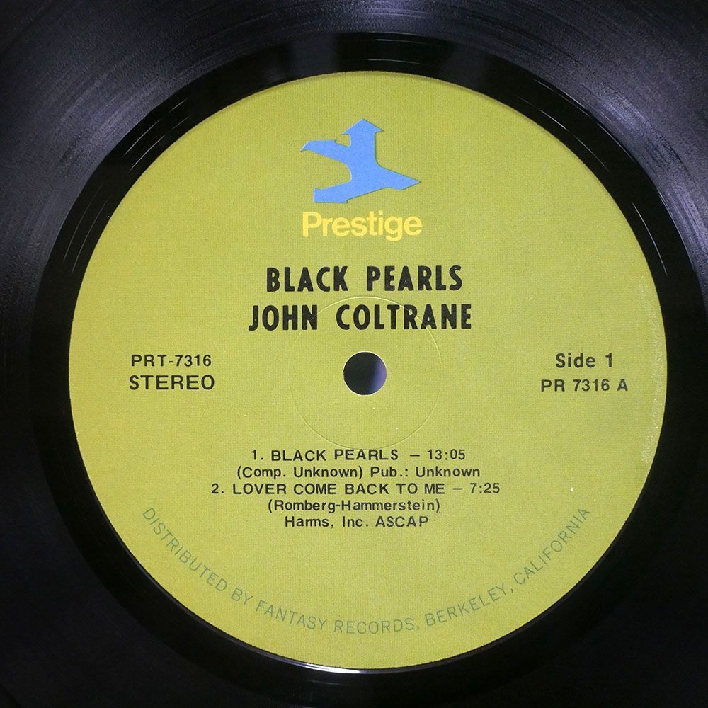 JOHN COLTRANE/BLACK PEARLS/PRESTIGE PR7316 LPの画像2