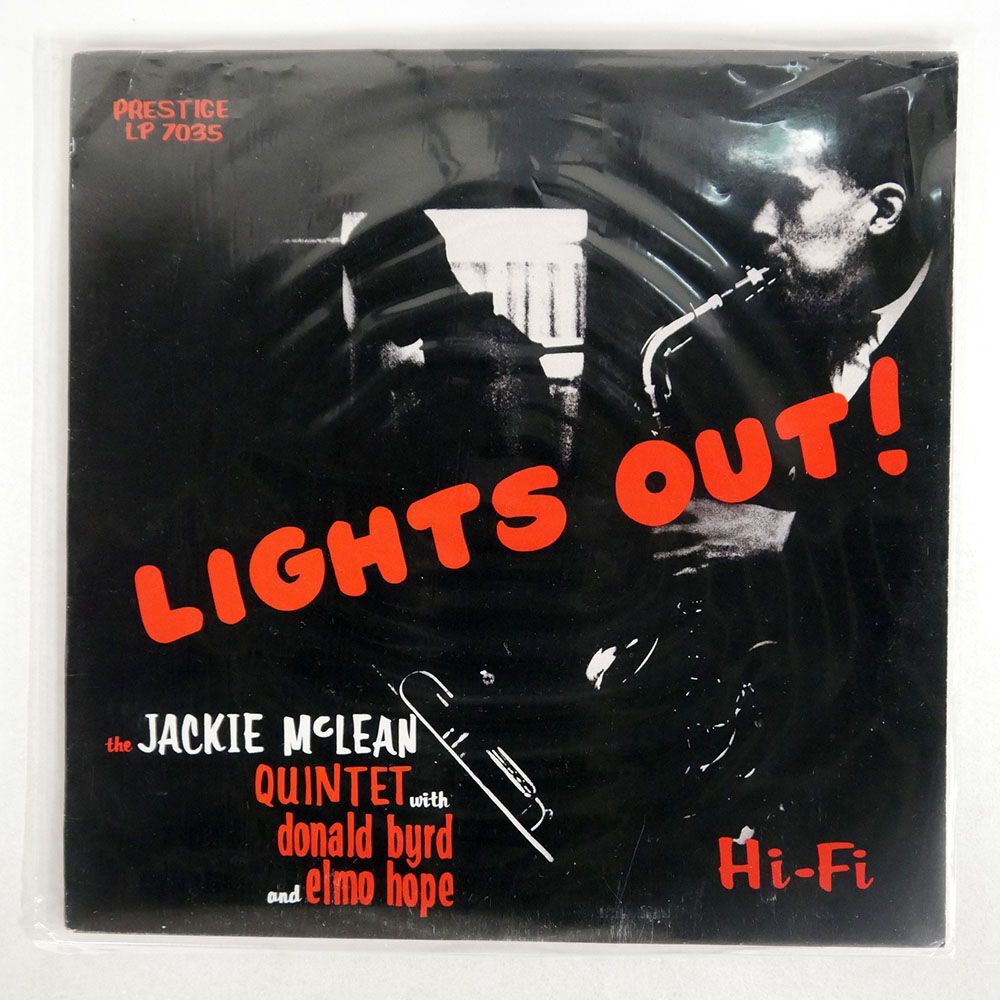 JACKIE MCLEAN QUINTET/LIGHTS OUT/PRESTIGE LP7035 LP_画像1