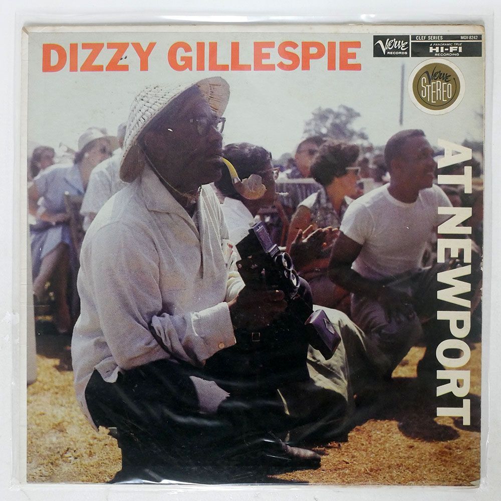 米 ジャンク DIZZY GILLESPIE/AT NEWPORT/VERVE V68242 LPの画像1