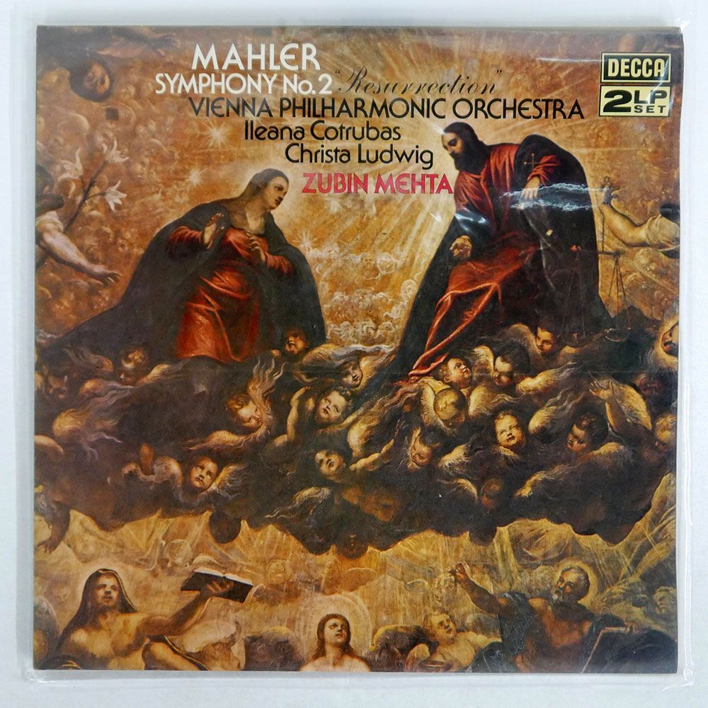 英 ズービン・メータ/マーラー：交響曲第2番「復活」/DECCA SXL67445 LPの画像1