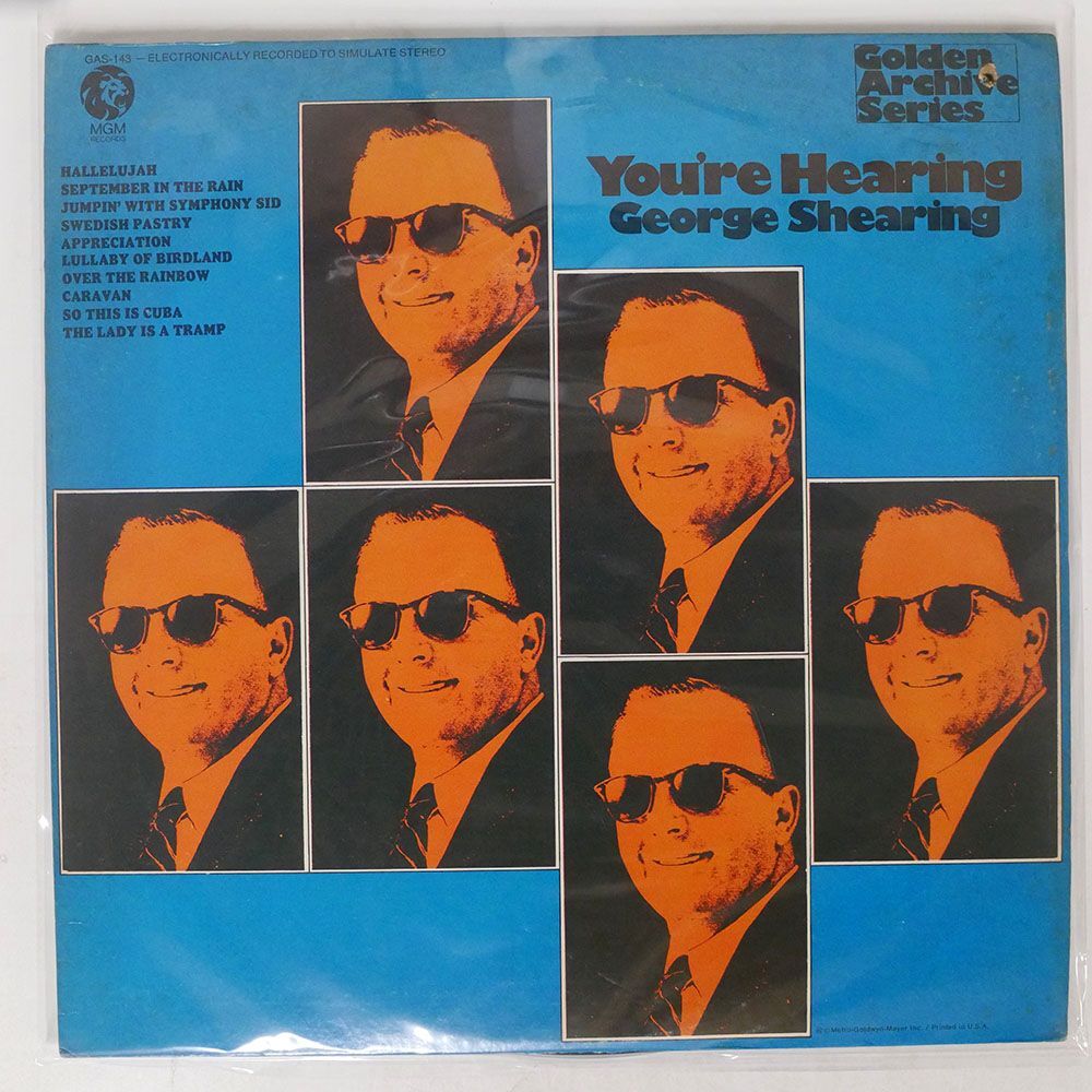 米 GEORGE SHEARING/YOU’RE HEARING/MGM GAS143 LP_画像1