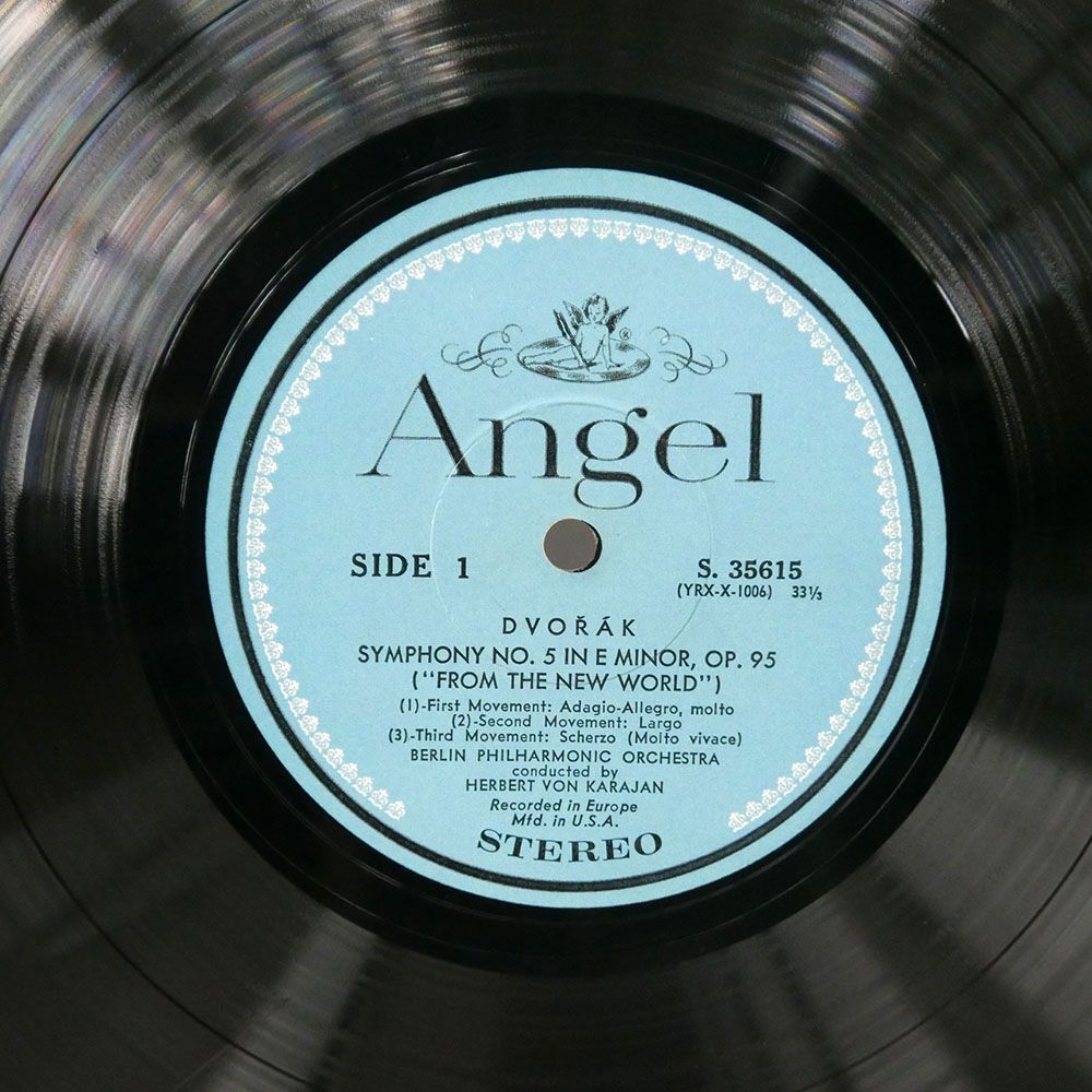 米 カラヤン/ドヴォルザーク：交響曲第5番/ANGEL S35615 LP_画像2