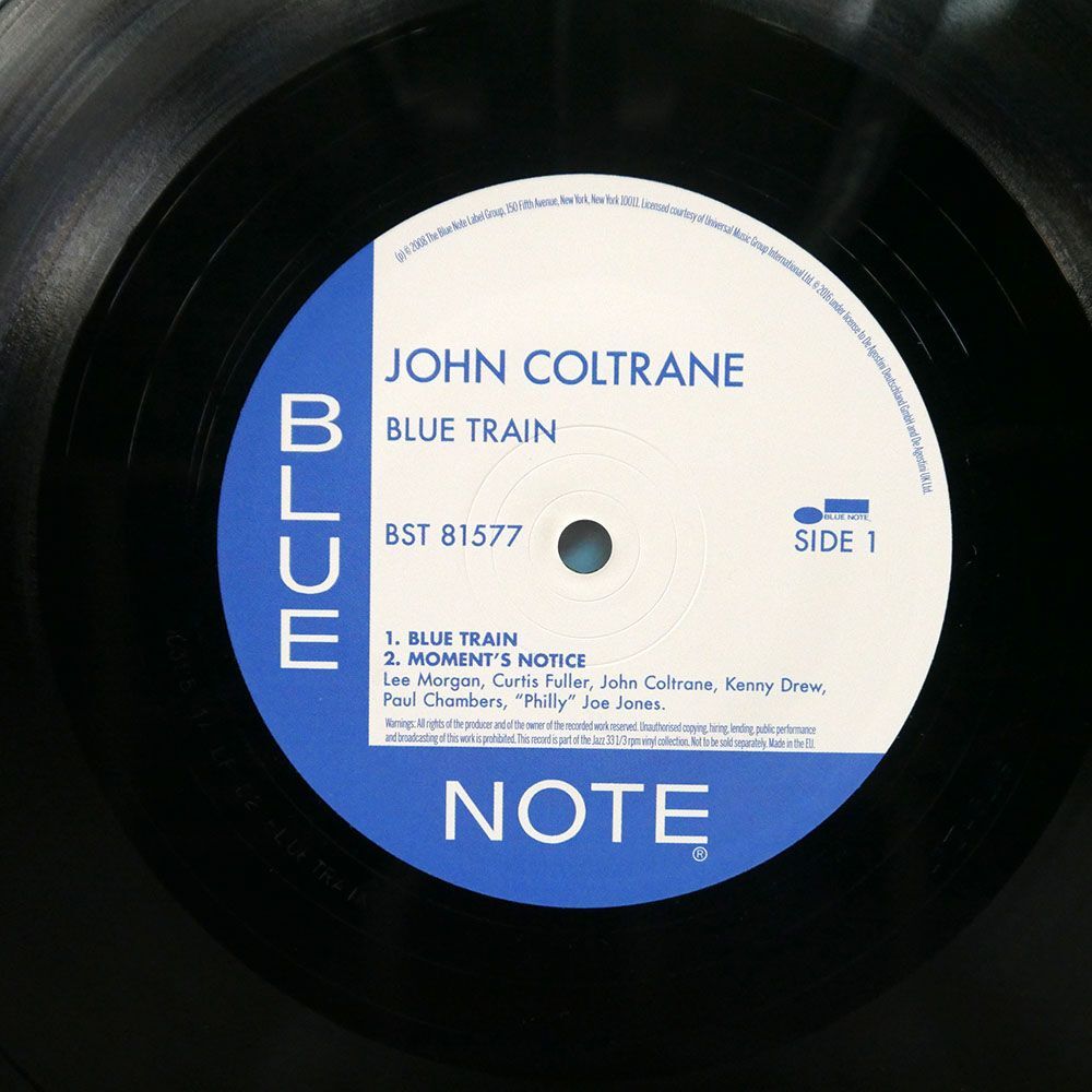 EU 重量盤 JOHN COLTRANE/BLUE TRAIN/BLUE NOTE BST81577 LP_画像2
