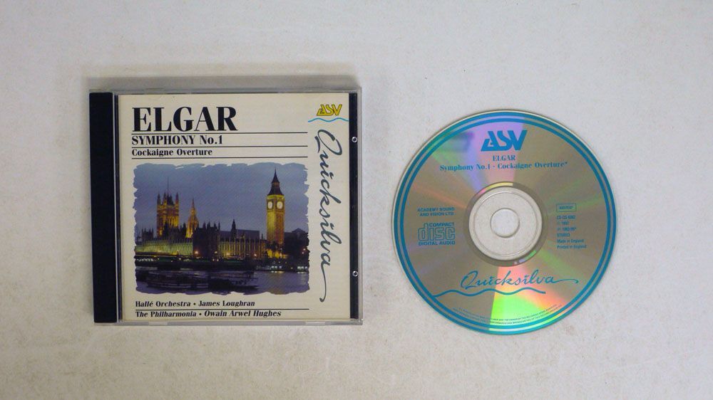 JAMES LOUGHRAN/ELGAR SYMPHONY NO. 1 COCKAIGNE OVERTURE/ASV CD QS 6082 CD □の画像1