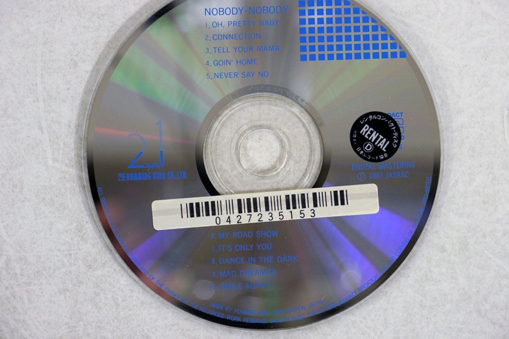 NOBODY/NOBODY/ハミングバード 32HD-7014 CD □の画像2