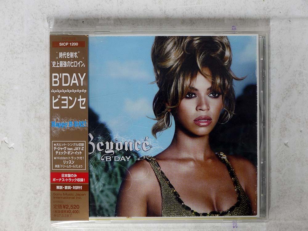 BEYONCE/B’DAY/SONY INT’L SICP1200 CD □_画像1