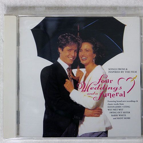 VARIOUS/FOUR WEDDINGS AND A FUNERAL (SONGS FROM AND INSPIRED BY THE FILM)/VERTIGO PHCR1279 CD □の画像1