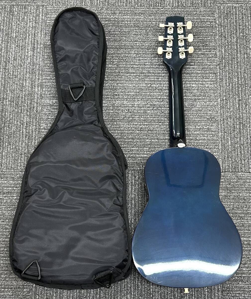●　Sepia Crue　セピアクルー　ミニギター　ミニアコースティックギター　W-50/BLS　ミニアコギ　ブルー　楽器　弦楽器_画像2