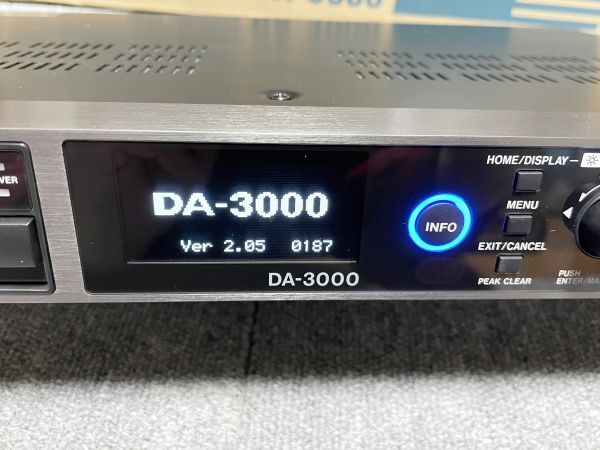 TASCAM DA-3000 Ver2.05 original box / remote control / manual attaching AD/DA converter master recorder operation goods beautiful goods 