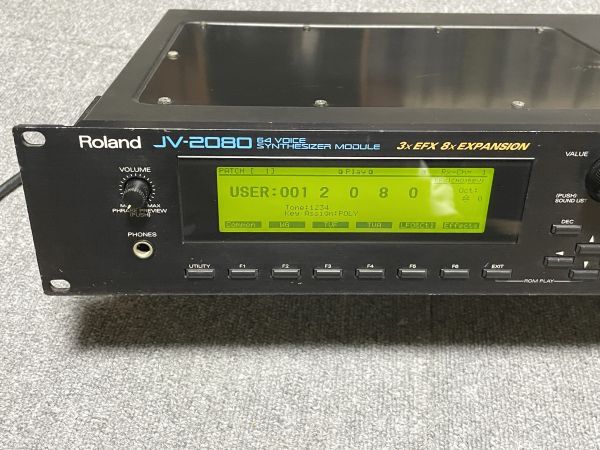 Roland JV-2080 中古動作品 内部バッテリー新品交換済_画像2