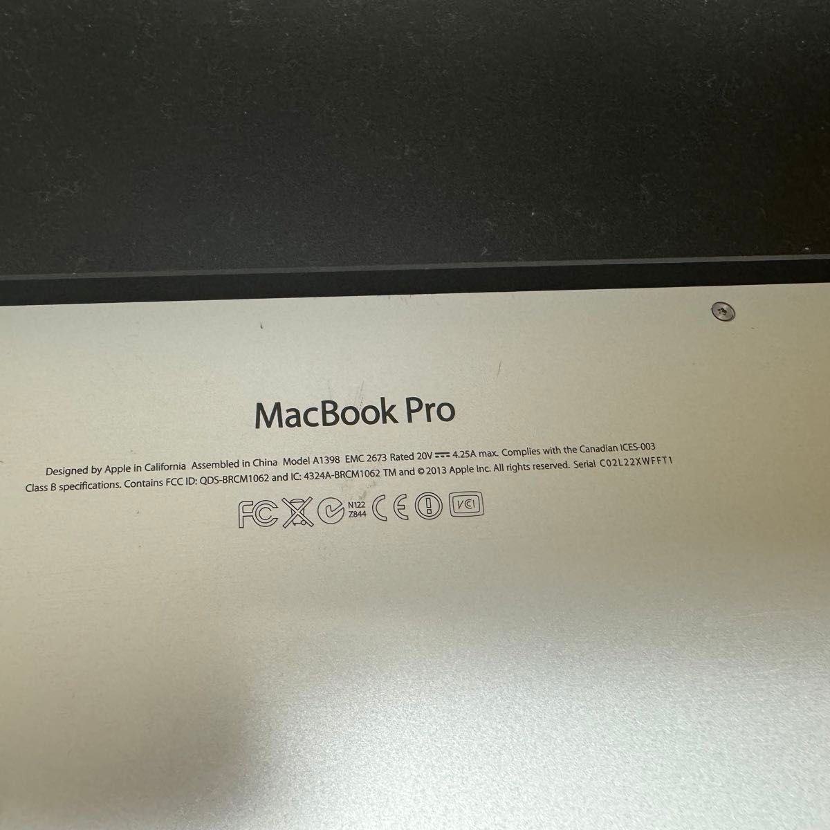 Macbook pro 2013 16G SSD500G 15インチ Win10Pro デュアルOS