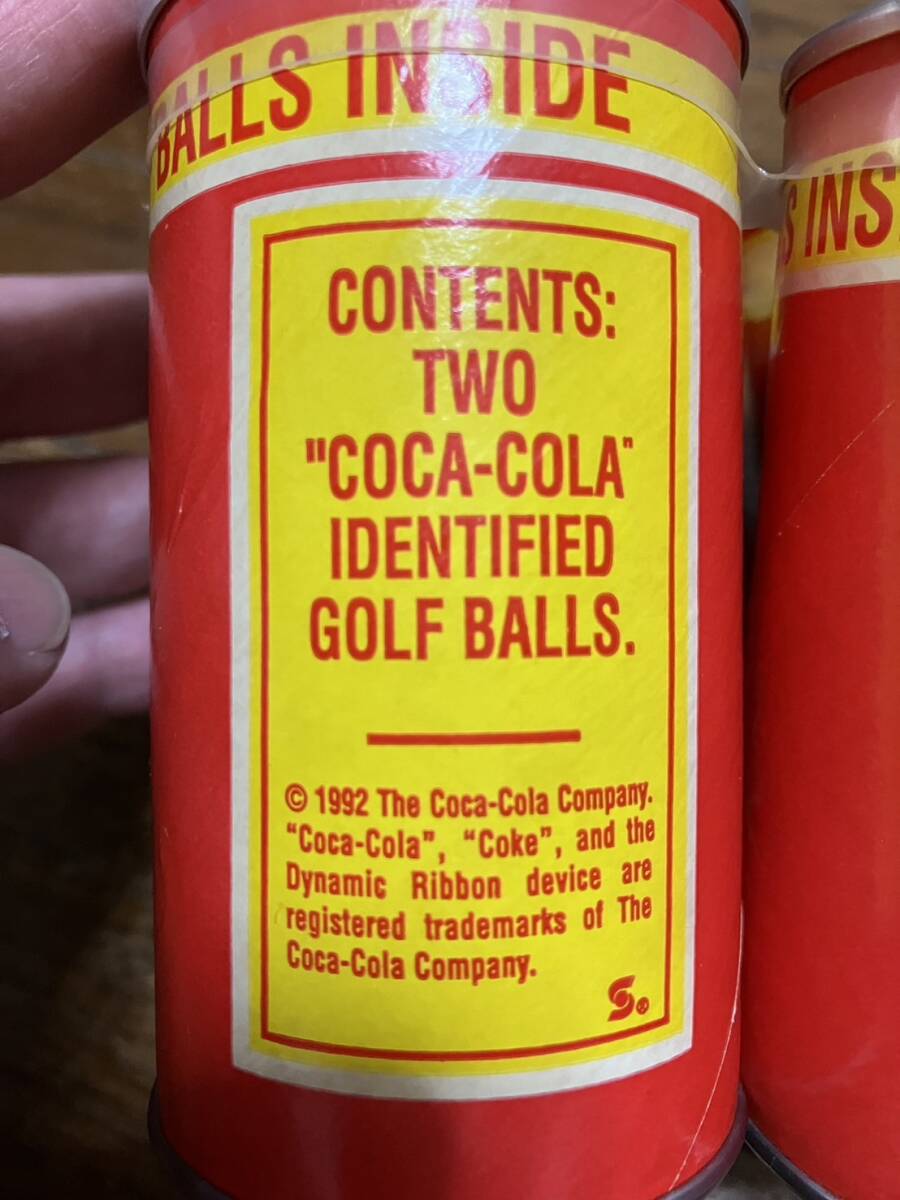  Coca Cola * мяч для гольфа жестяная банка 6 шт. комплект 