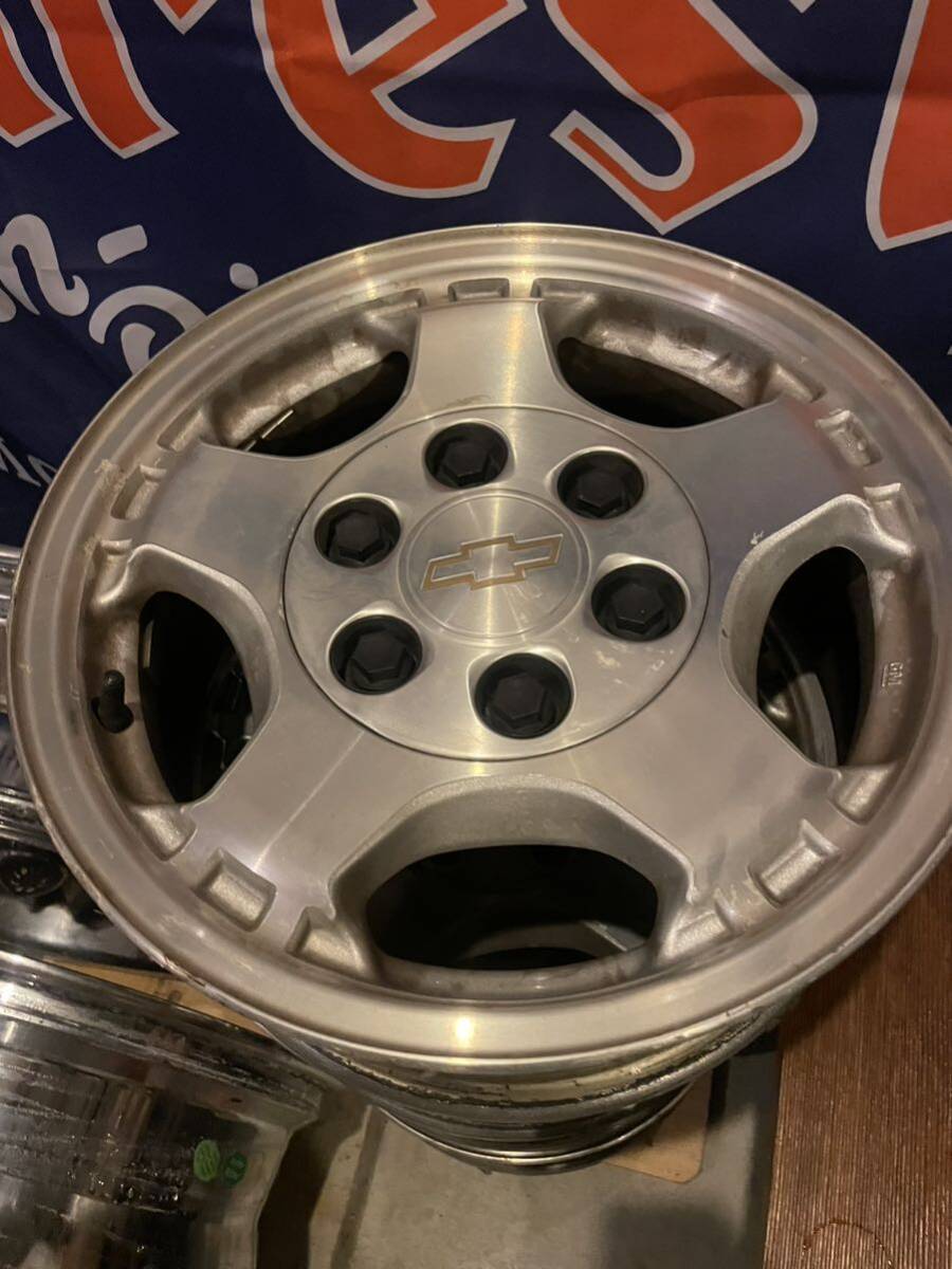  Chevrolet Astro original wheel aluminium 16 -inch 139.7 6 hole receipt hope 4 pcs set 05y last Safari Osaka 