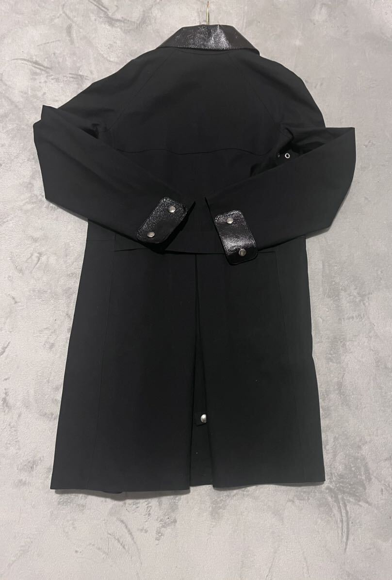 [ new goods tag attaching ] Louis Vuitton leather MIX spring coat black 34 S size 