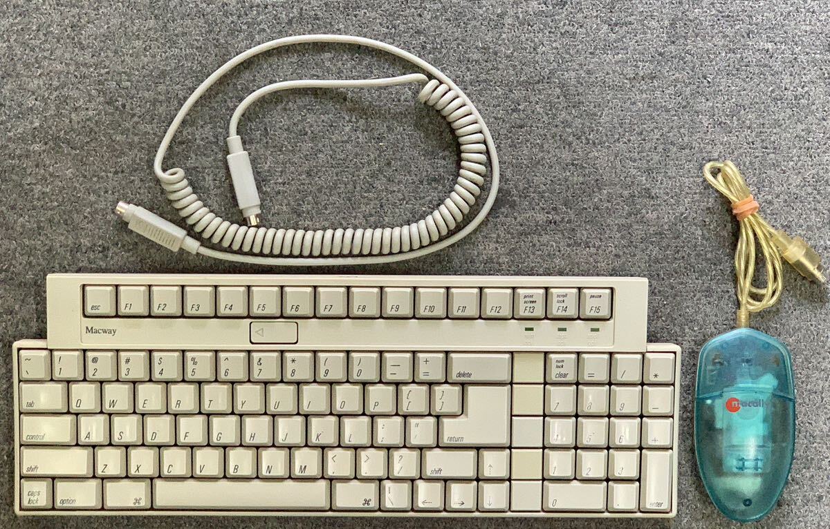 MacWay TP-999KB-E Macally Mouse OLD Mac用英語版 ADB接続 キーボードとマウスの画像1
