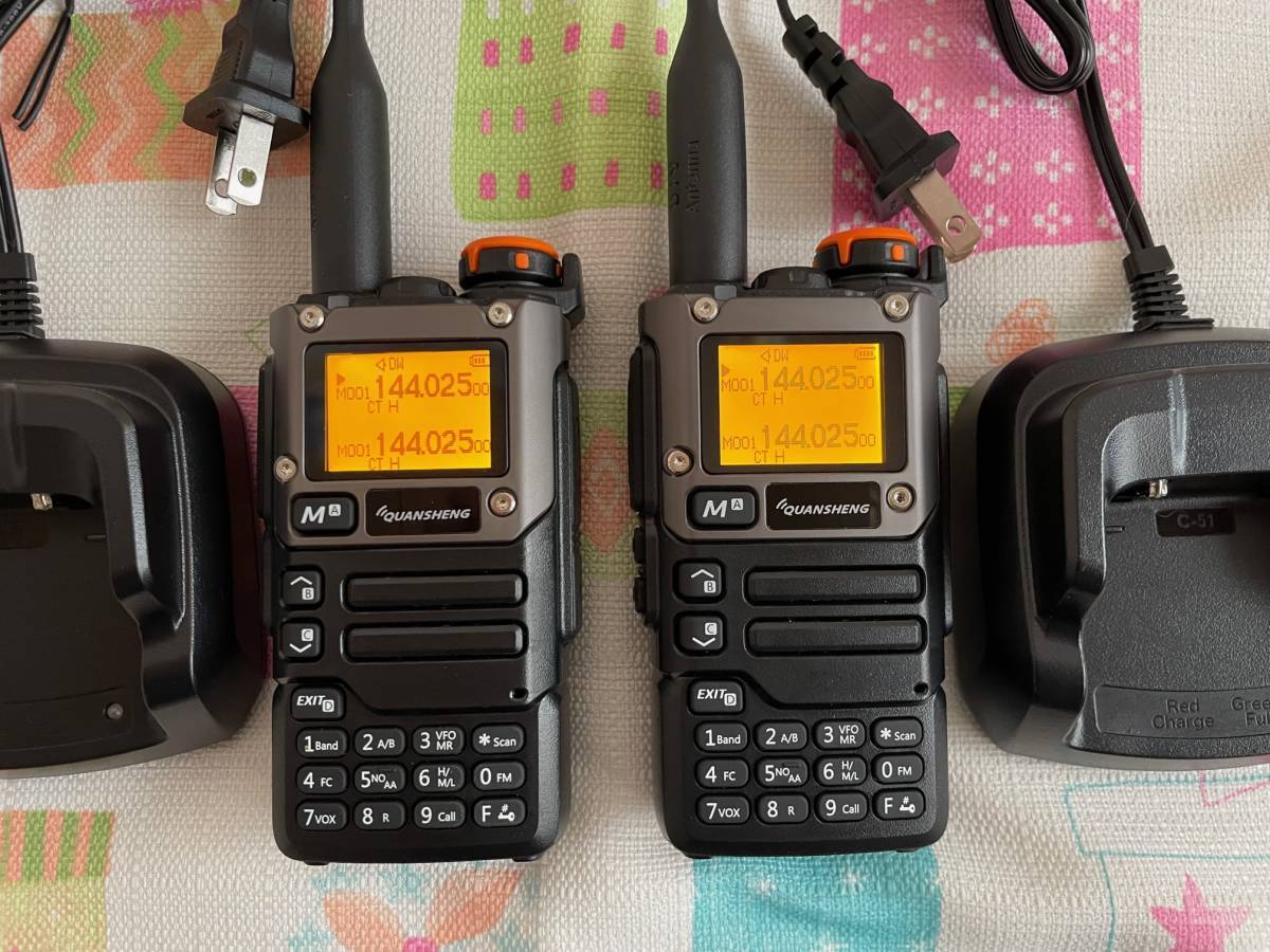 [ диапазонный UV-K6 2 шт. комплект ] широкий obi район высокий прибыль ANT есть e Avand прием особый маленький электроэнергия морской VHF пара приемопередатчик инструкция на японском языке есть рация 
