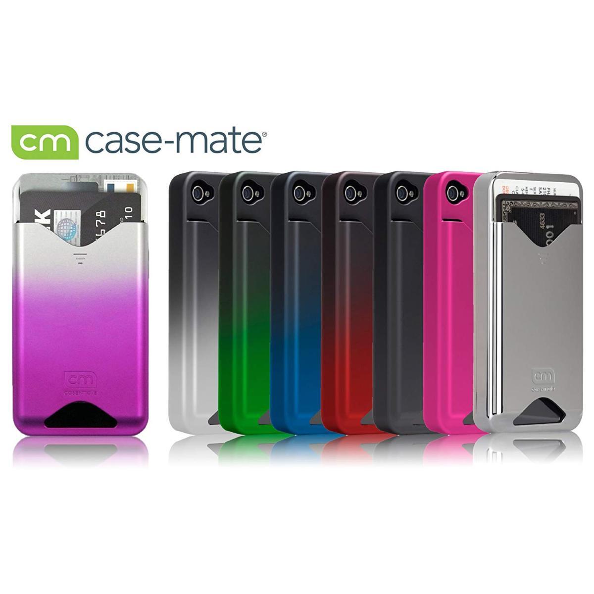 即決・送料込)【カードホルダー付き】Case-Mate iPhone 4s/4 用 ID Case マット・ロイヤル・ピンク_画像4