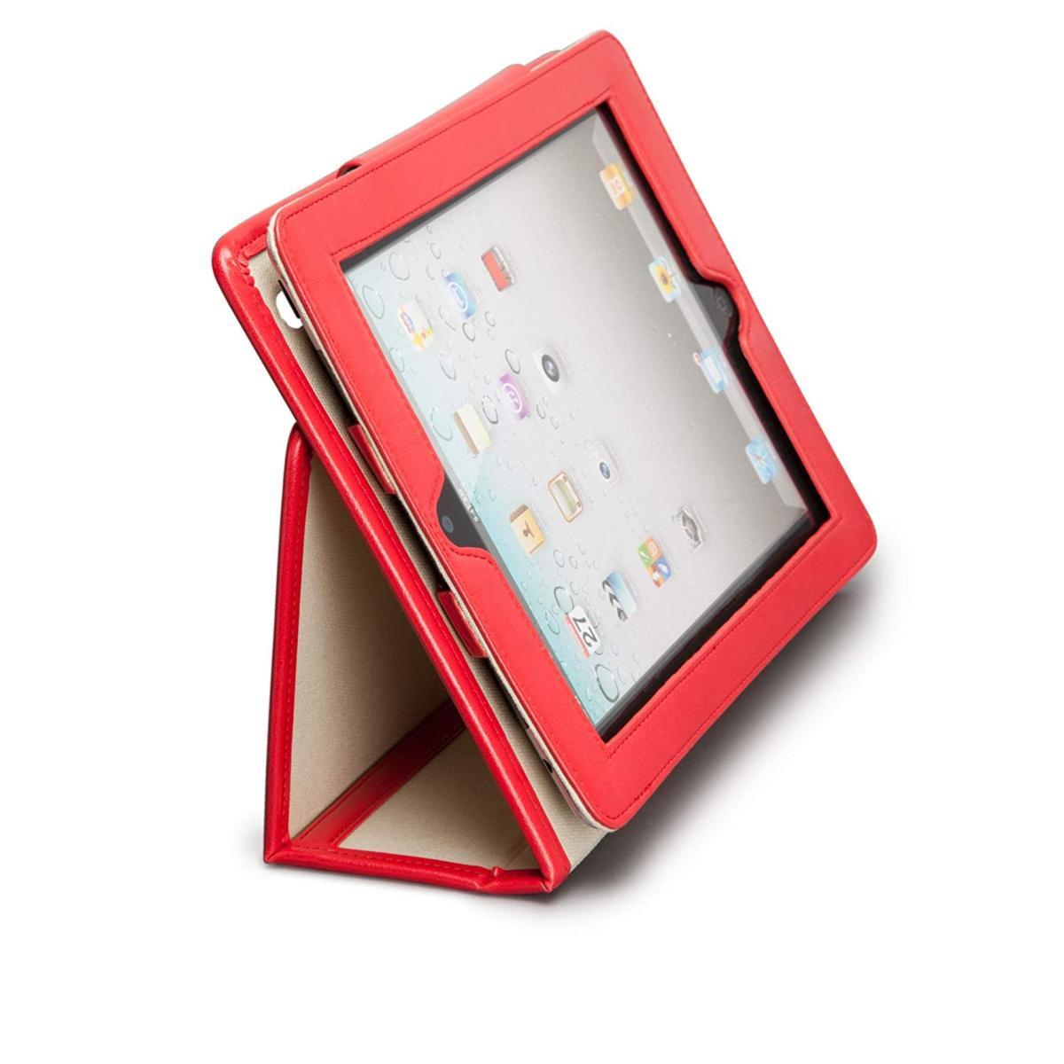 即決・送料込)【キャンバスケース】Case-Mate iPad 4/3/2 対応 Trimmed Canvas Slim Stand Case Granita/White_画像4