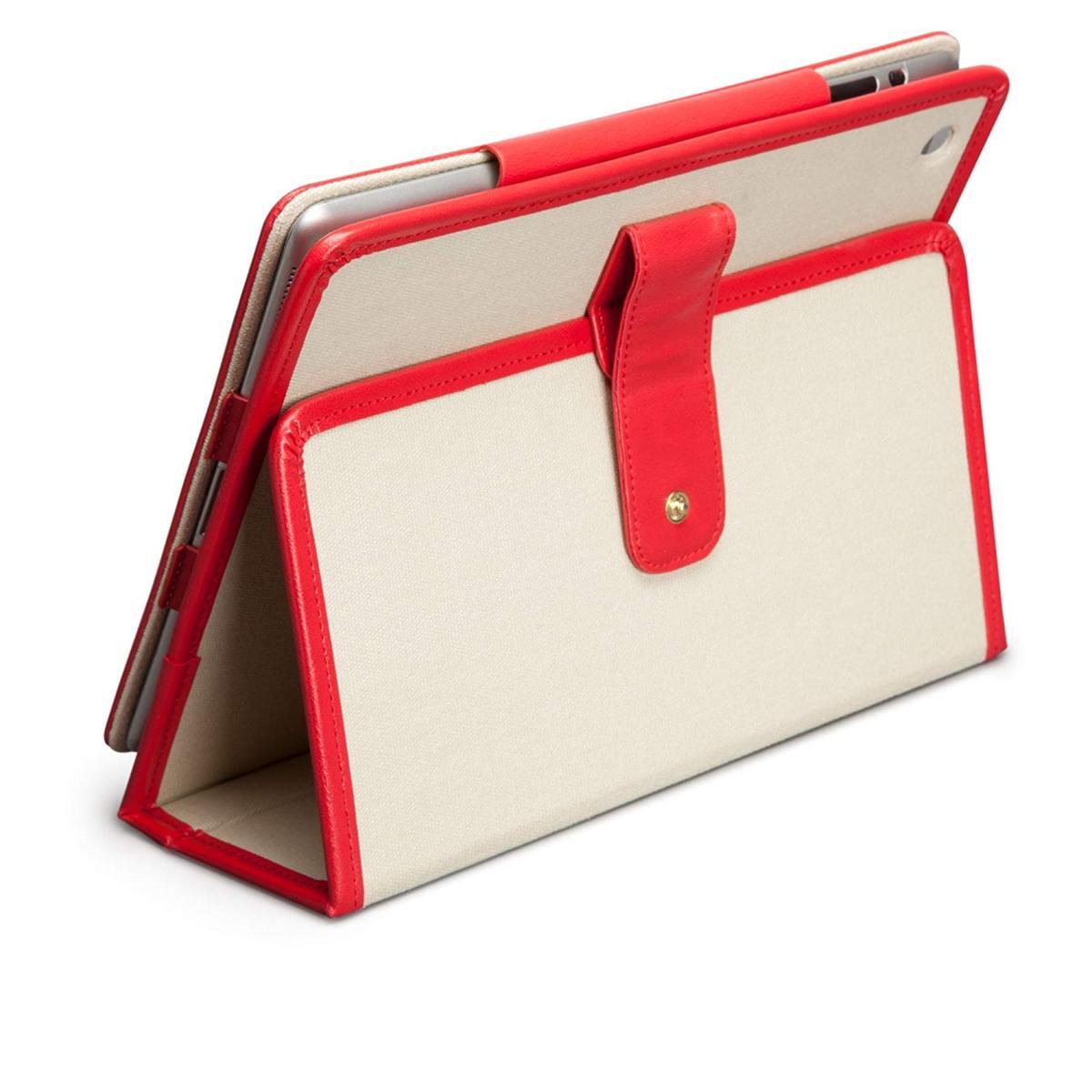即決・送料込)【キャンバスケース】Case-Mate iPad 4/3/2 対応 Trimmed Canvas Slim Stand Case Granita/White_画像5