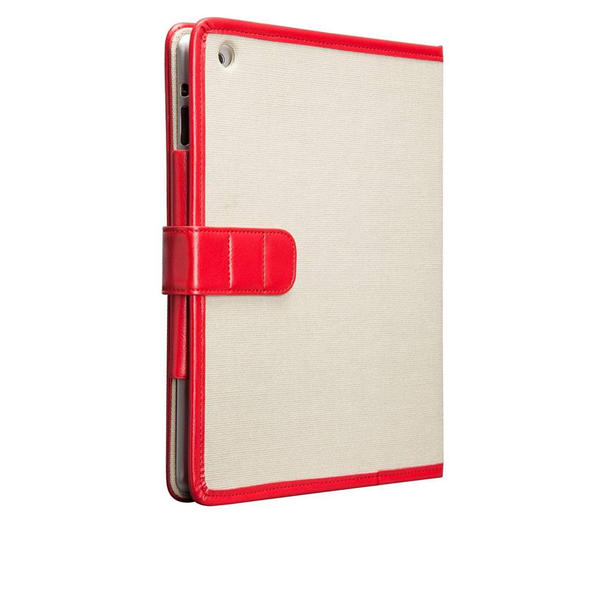 即決・送料込)【キャンバスケース】Case-Mate iPad 4/3/2 対応 Trimmed Canvas Slim Stand Case Granita/White_画像2