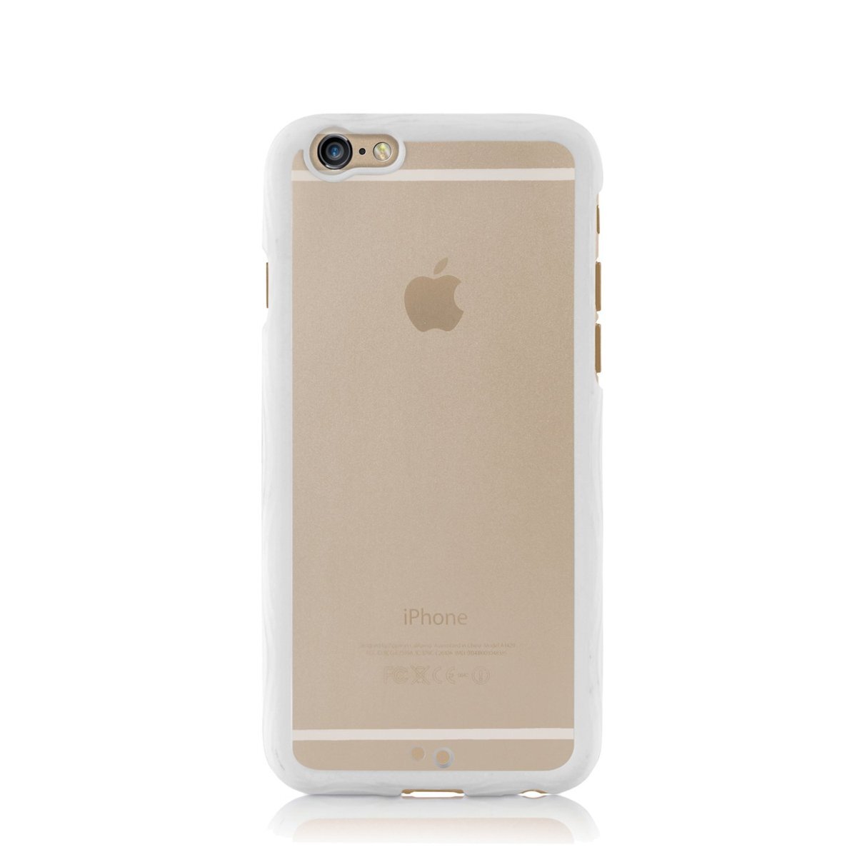 即決・送料込)【ストラップホール付き】ahha iPhone 6s/6 Hard Case POZO Flexi Clear/White_画像1