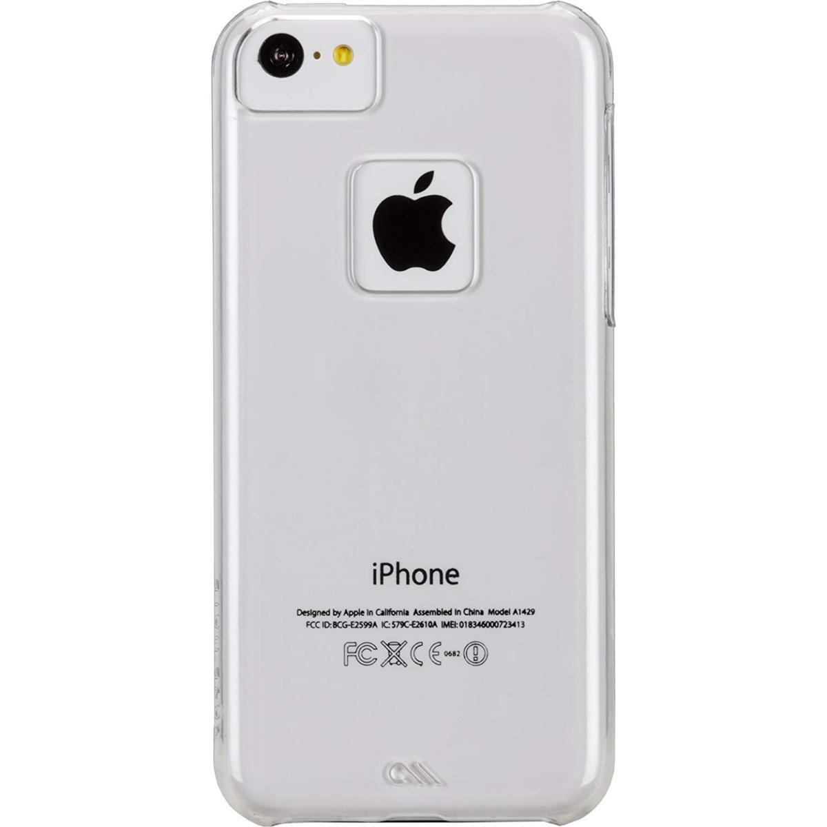 即決・送料込)【スリムなハードケース】Case-Mate iPhone5c Barely There Case Clear ベアリーゼア・スリム ハードケース クリアー_画像1