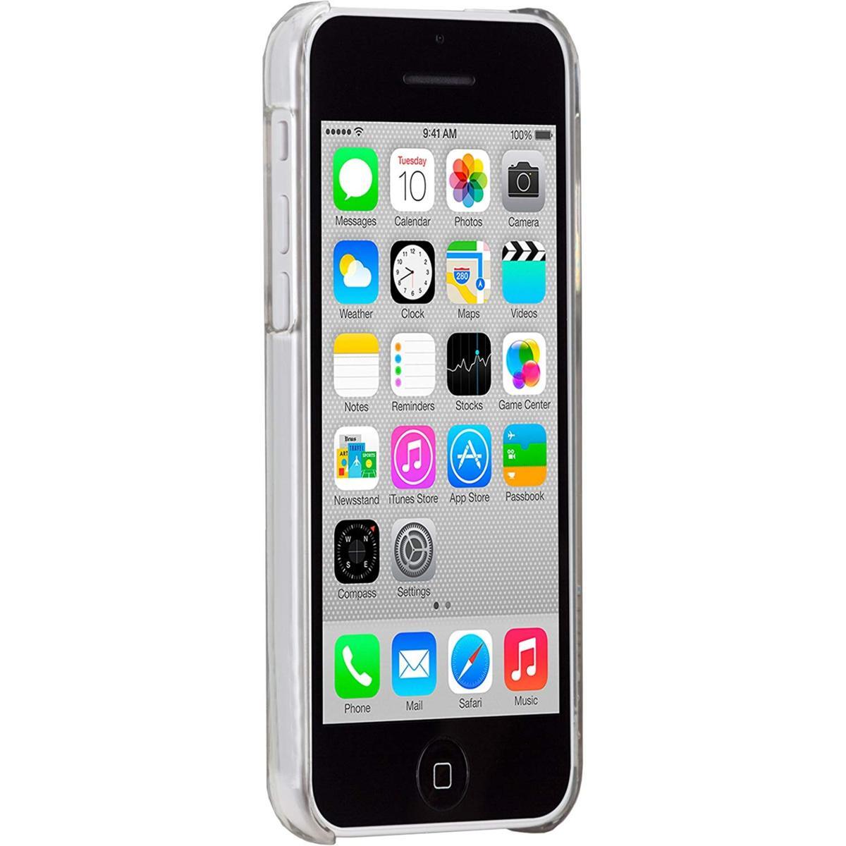 即決・送料込)【スリムなハードケース】Case-Mate iPhone5c Barely There Case Clear ベアリーゼア・スリム ハードケース クリアー_画像4