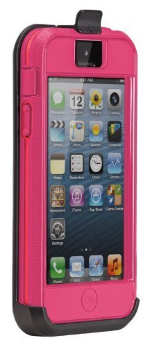 即決・送料無料)【MIL-SPEC標準準拠ケース】Case-Mate iPhone 5 Tough Xtreme Case with Holster Pink/Red_画像2