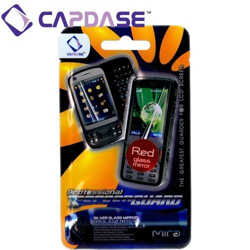 即決・送料込) CAPDASE au HTC EVO WiMAX ISW11HT レッドグラス ミラータイプ 液晶保護シート_画像1