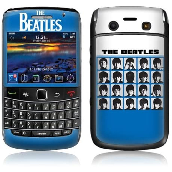 即決・送料込)【背面保護シートにビートルズをプリント】Music Skins BlackBerry Bold 9780/9700 - ビートルズ - A Hard Day's Night_画像1