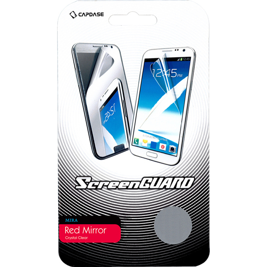 即決・送料込) CAPDASE Samsung GALAXY Note 3 SCL22/SC-01F ScreenGuard Red mira「レッドドミラー」液晶保護フィルム_画像1