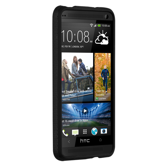 即決・送料無料)【衝撃に強いケース】Case-Mate HTC One Hybrid Tough Case Black/Black_画像4