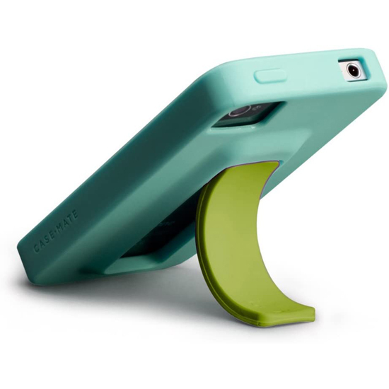 即決・送料無料)【スタンドが収納可能なケース】Case-Mate iPhone 4S/4 Snap Case Turquoise/Lime_画像5