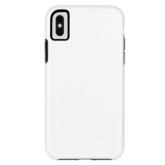 即決・送料込)【シンプルな二重構造の耐衝撃ケース】Case-Mate iPhone XS Max Tough Grip - White/Black_画像1