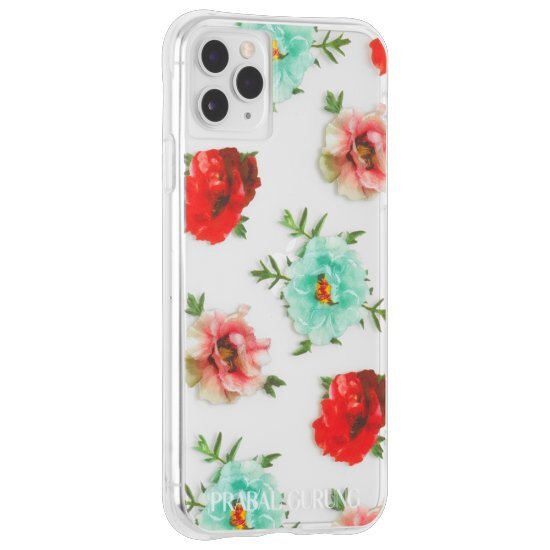 即決・送料込)【PRABAL GURUNG】iPhone 11 Pro Case Tough Embroidered Floral Clear_画像2