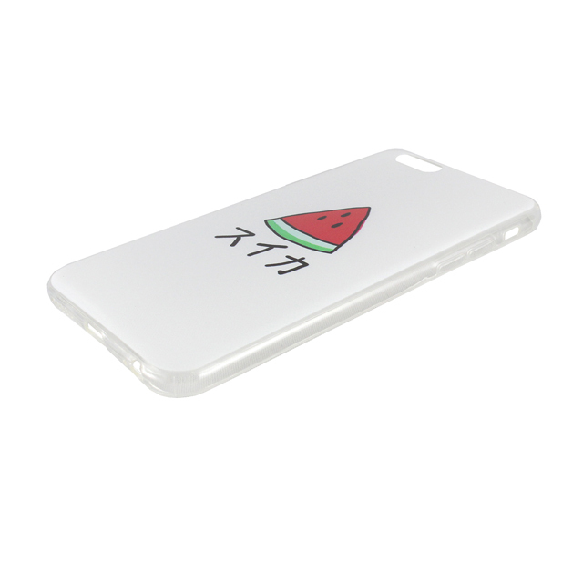 即決・送料込)【かわいいスイカのソフトケース】GauGau iPhone6s/6 4.7 inch DESIGN PRINTS Soft Case Watermelon_画像7