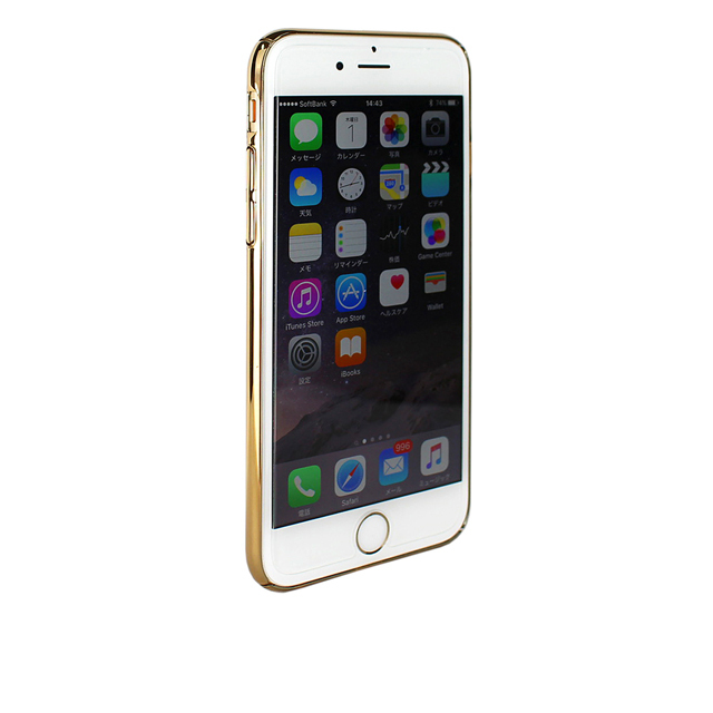 即決・送料込)【花柄 スワロフスキー付きケース】Kavaro iPhone6s/6 Flower & Net Rear Cover Case White/Gold_画像4