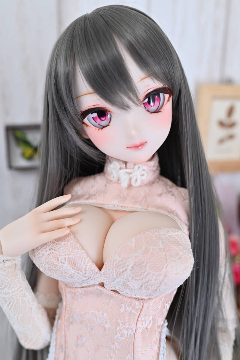 ＊狐花＊DDH-09セミホワイト肌  カスタムヘッド＋アイ の画像5