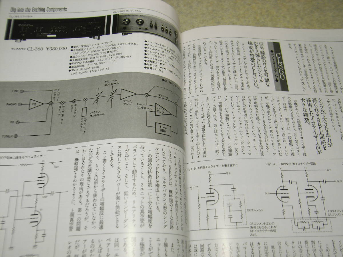 季刊ステレオサウンド No.78 ラックスMQ-360/CL-360/山水AU-X111MOS VINTAGE/ダイヤトーンDS-10000/DS-2000/オンキョーMonitor2000Xの記事の画像6