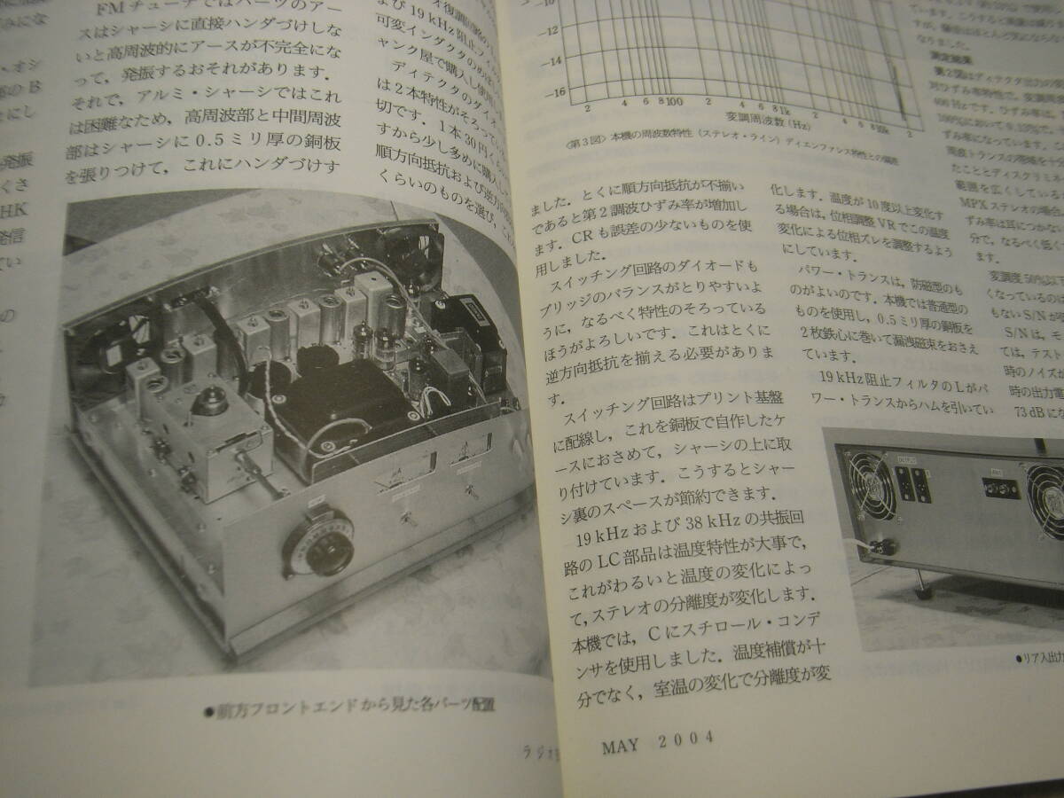 ラジオ技術 2004年5月号 14球FM専用チューナーの製作 6F6/6C33Cアンプ フォステクスFR-2/ラックスマンCU-80/MU-80レポート KR211の画像5