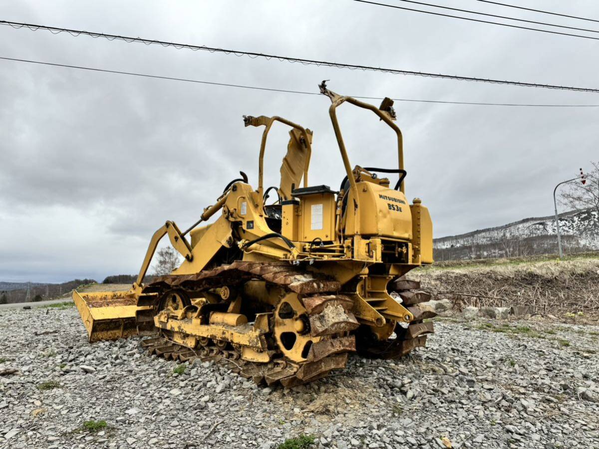  MMC MITSUBISHI BS3E YELLOW bulldozer heavy equipment present condition exhibition construction machinery 